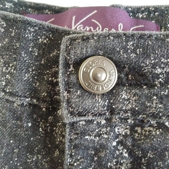 Gloria Vanderbilt 14 Amanda 34x29 Black Jeans Plus - Picture 4 of 10